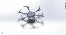 Hexacopter drone