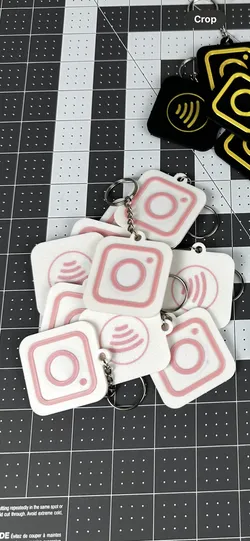 Instagram NFC Keychains