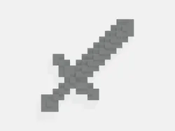 Minecraft Sword 3D Print Model in Toys 396214