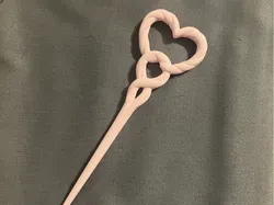 Pinza para el Cabello de Corazón Trenzado - Modelo de impresión 3D gratuito