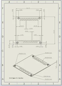 Printed Circuit Board, Type PC-104 Plus