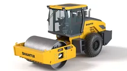 Shantui Single Drum Compactor SR18B6  Low-poly 3D model