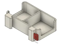 Shelly Mini Duo Hutschienenhalter / Shelly Mini Duo DIN-Rail holder