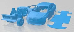 Skoda Octavia RS 2017 Printable Car 3D Print Model in Automotive 396200