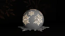 Snowflake Candle Holder