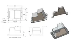 Solidworks tutorial Part Models, Oil Pan Geometric Shape, Basic Features of Extrude, Draft, Shell