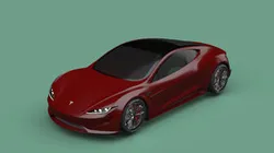 Tesla Roadster - California Plate