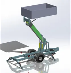 Towable Boom Lift – Roof Repair Trailer