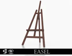 wooden artist easel