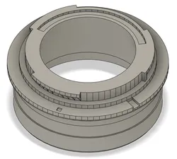 Canon M50 EF-M to 2in scope adapter