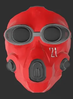 Characters & Creatures STL Download - RED MASK 21by LUKANDA21