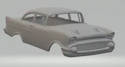 chevrolet 150 2door sedan 1957 3D Print Model in Vehicle 371712