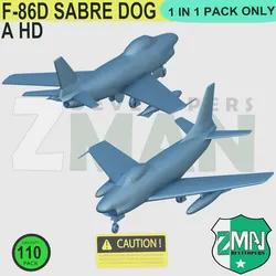 Drones & Aircraft STL Descărcare - F-86D SABRE DOG V4 - Z-MAN DEVELOPERS