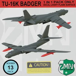 Drones & Aircraft STL Descărcare - TU-16K BADGER V3 - Z-MAN DEVELOPERS