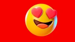 Fell in Love Yellow Ball Emoji or Smiley