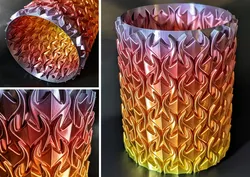 Fire Dragon Scale Vase