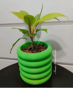 flowerpot round forms 3D Print Model in Decor 373175