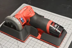 Gridfinity Shadow Tray- Milwaukee 3in Cut-Off Tool 2522-20