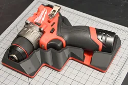 Gridfinity Shadow Tray- Milwaukee Fuel Compact Hammer Drill 3404-20