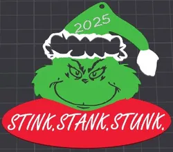 Grinch Ornament (Stink-Stank-Stunk)