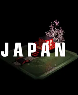 japan house low-poly