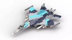 MocBricks3D - Lego SU-35 3D print model