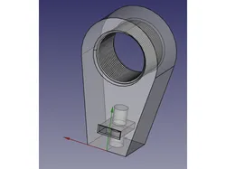 Parametric Optical Lens Holder Mxx_x_0.75mm