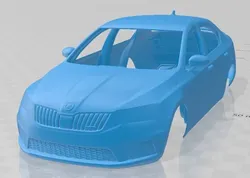 skoda octavia rs 2017 printable car 3D Print Model in Automotive 372108