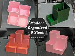 Sleek Modern Desk Caddy Organizers | 3 Choices