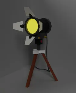 spotlight low poly