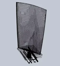 Turbine Blade Desk Model 3D print model