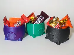 Witch's Cauldron for Candy | Quick Halloween Vase