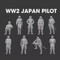 World War 2 Japan Pilot 3D print model