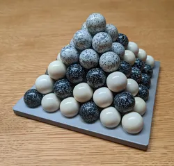 6x6 board for 25mm marble stacking games
