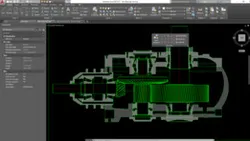 Bản Cad Phục hồi Hộp giảm tốc tháp giải nhiệt (COOLING TOWER GEARBOX)