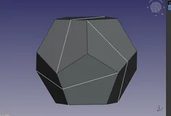 FreeCAD Dodekahedron Parametric