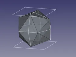 FreeCAD Ikosahedron Parametric