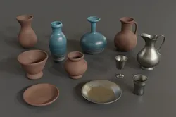 medieval tableware