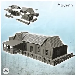 Other STL Download - Café Picot (Pegasus Bridge, Normandy) - miniatures warhammerby Hartolia Miniatures