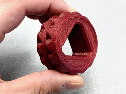 Print-in-Place Gear Fidget Spinning Toy Test