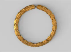 round laurel wreath 3D Print Model in Signs and Logos 374376