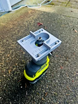 Ryobi Compact Router - 4" Sliding Bevel Guide