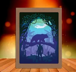 Sculptures & Artworks STL Download - Hunting V2 shadow boxby tecnoculebras