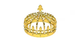 seamless 3d royal crown