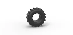 Test Models STL Descărcare - Dirt dragster anvelope spate 5 Scala 1:25 - 3DTechDesign
