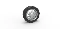 Vehicles & Machinery STL Descărcare - Semi-roată față pentru pickup V17 Scară 1:25 - 3DTechDesign