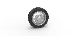 Vehicles & Machinery STL Descărcare - Semi-roată față pentru pickup V20 Scară 1:25 - 3DTechDesign