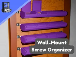 Wall-Mount Screw Organizer