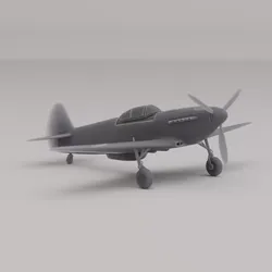 Yakovlev Yak 3 Fighter Soviet Union WWII 1942 3D print model