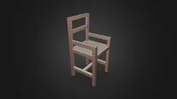 634230028 Chair Model Extrude